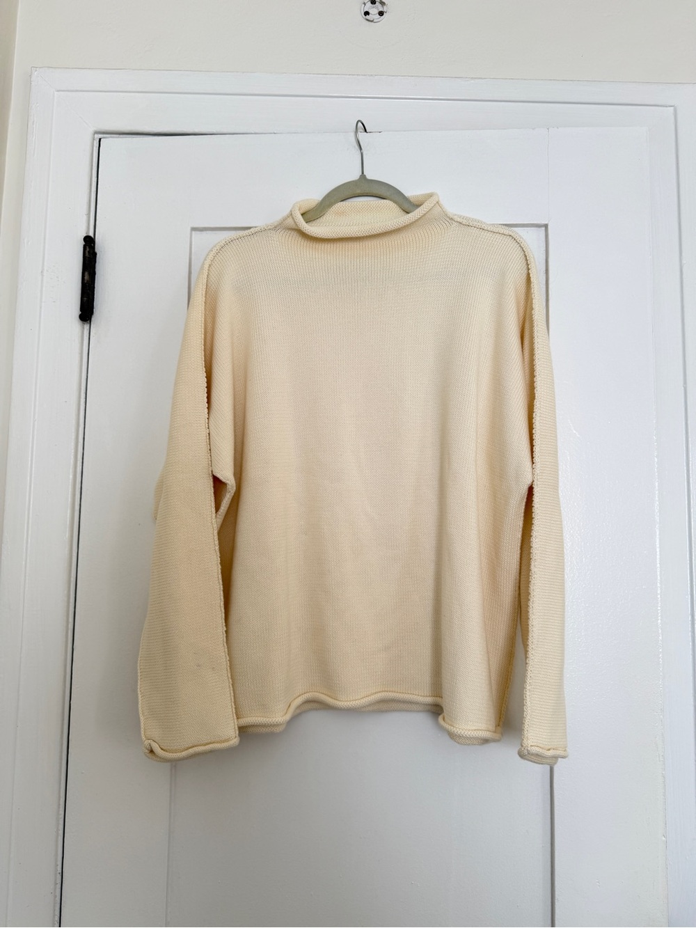 Frank & Eileen Monterey Cream Women's Knit Turtleneck Sweater